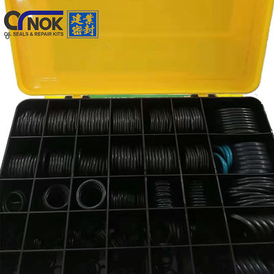 Oil Resistance O Ring Boxes NBR HNBR FKM O Ring Kit For Hydraulic Sealing