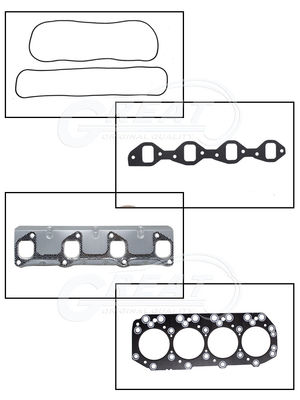 Engine 4JB1 Cylinder Head Gasket Full Set 8-94319-368-1