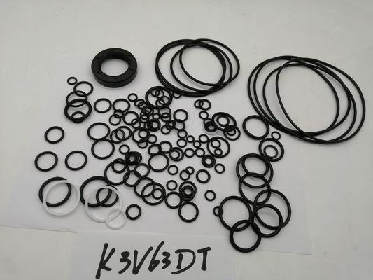 Hydraulic K3V63DT PTFE Pump Seal Kit For SK120-1 SK120-2 Excavator